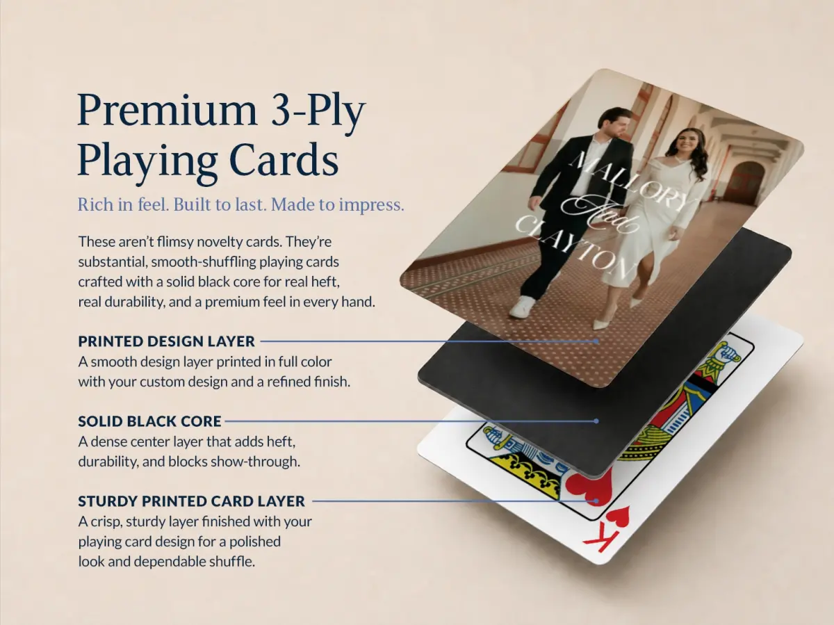 Wedding Playing Cards