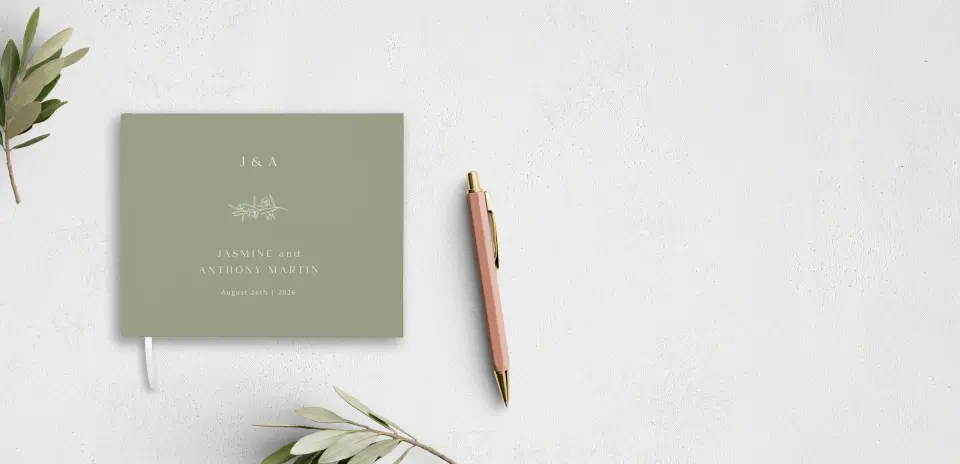 Wedding Program Front