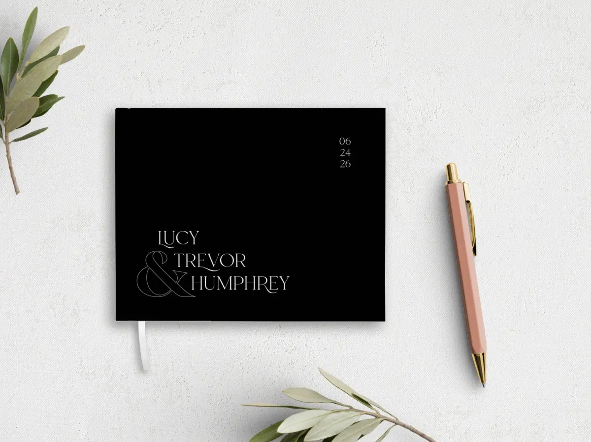 Wedding Program Front