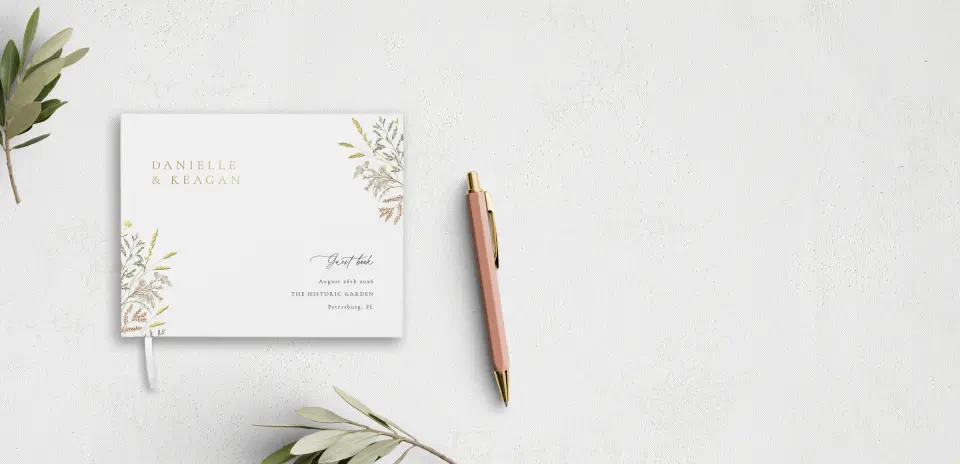 Wedding Program Front