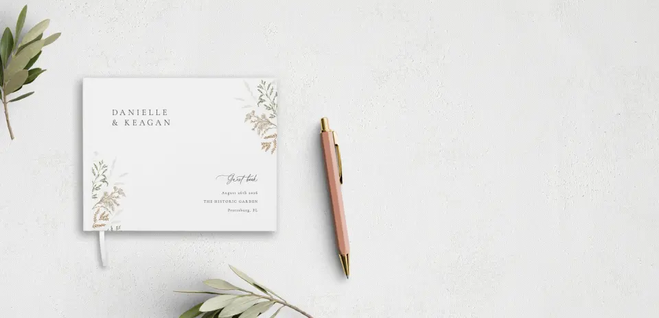 Wedding Program Front