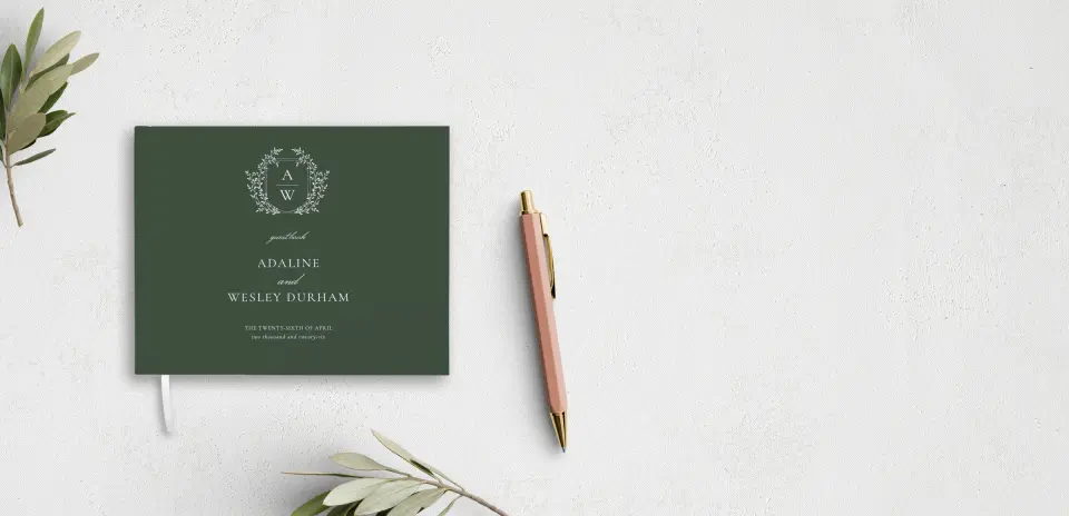 Wedding Program Front