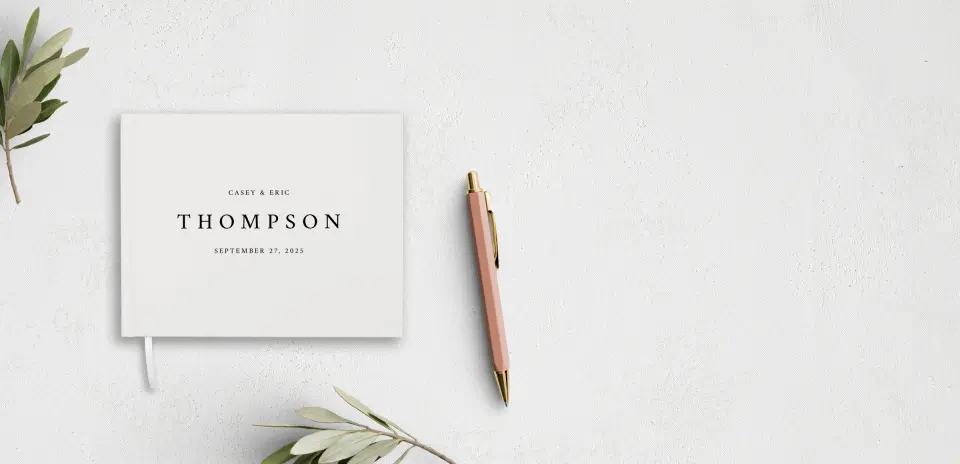 Wedding Program Front