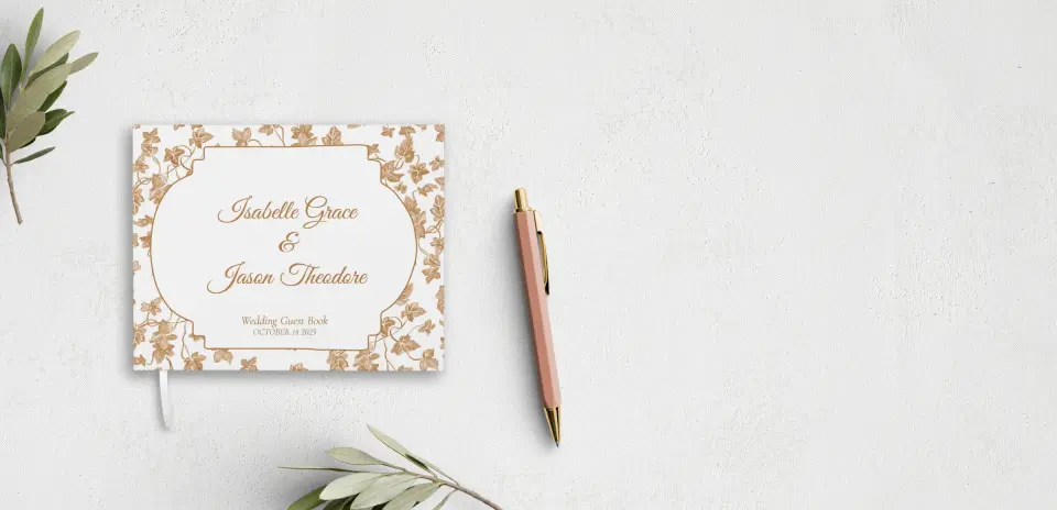 Wedding Program Front