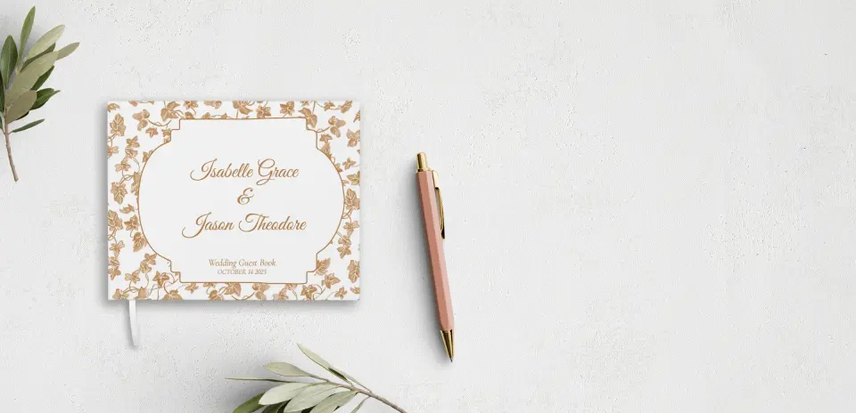 Wedding Program Front