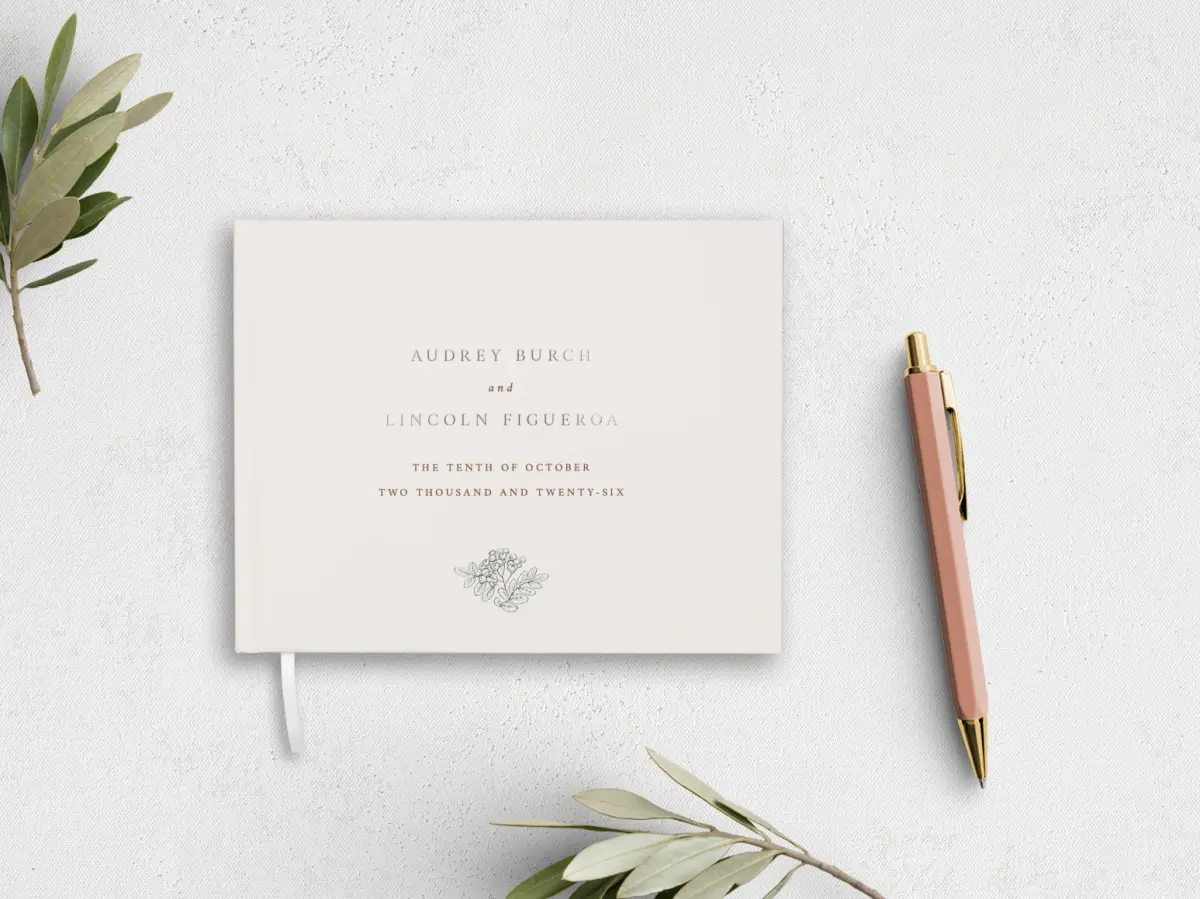 Wedding Program Front