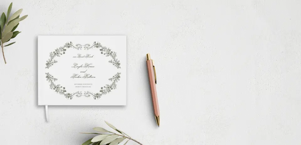 Wedding Program Front