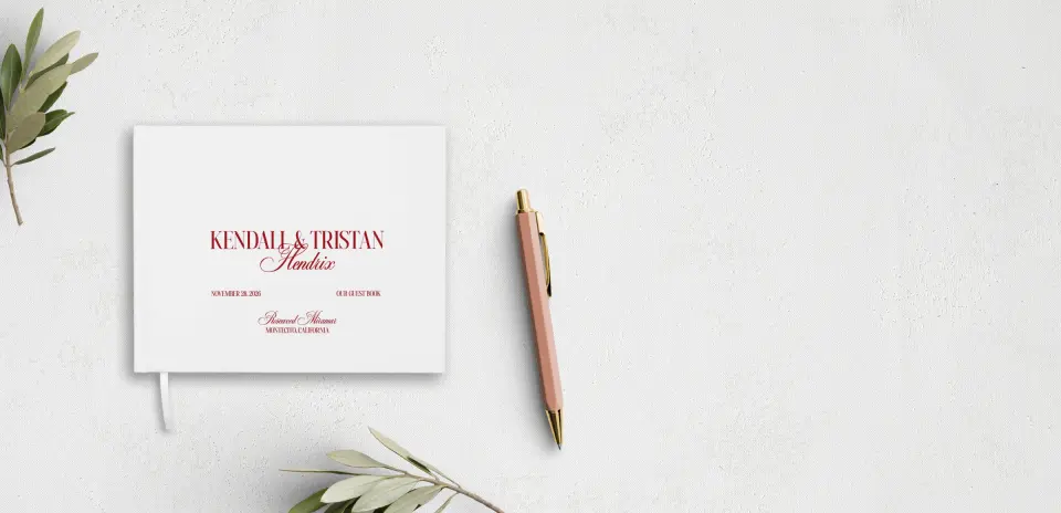 Wedding Program Front