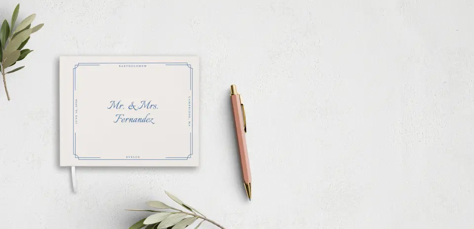 Wedding Program Front