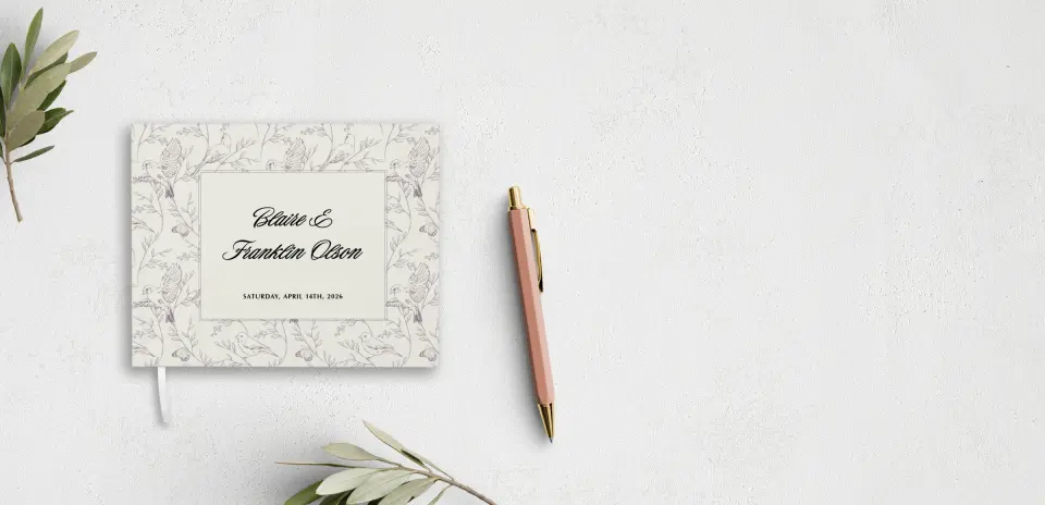 Wedding Program Front