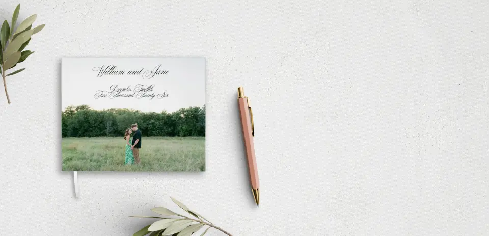 Wedding Program Front
