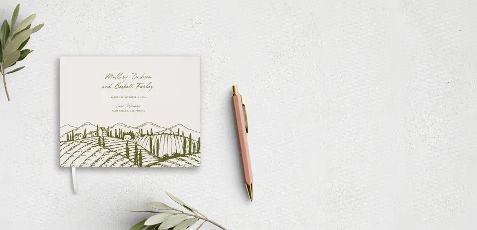 Wedding Program Front
