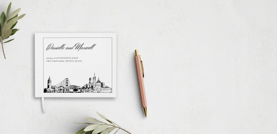 Wedding Program Front