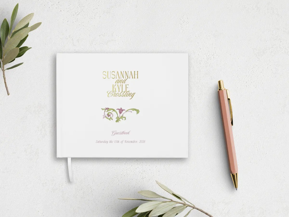 Wedding Program Front