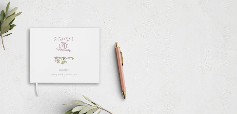 Wedding Program Front