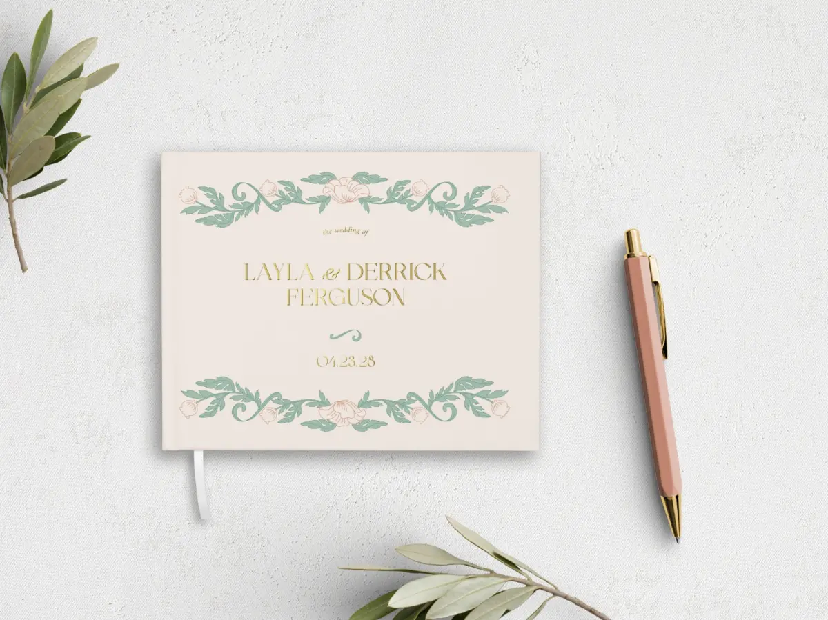 Wedding Program Front