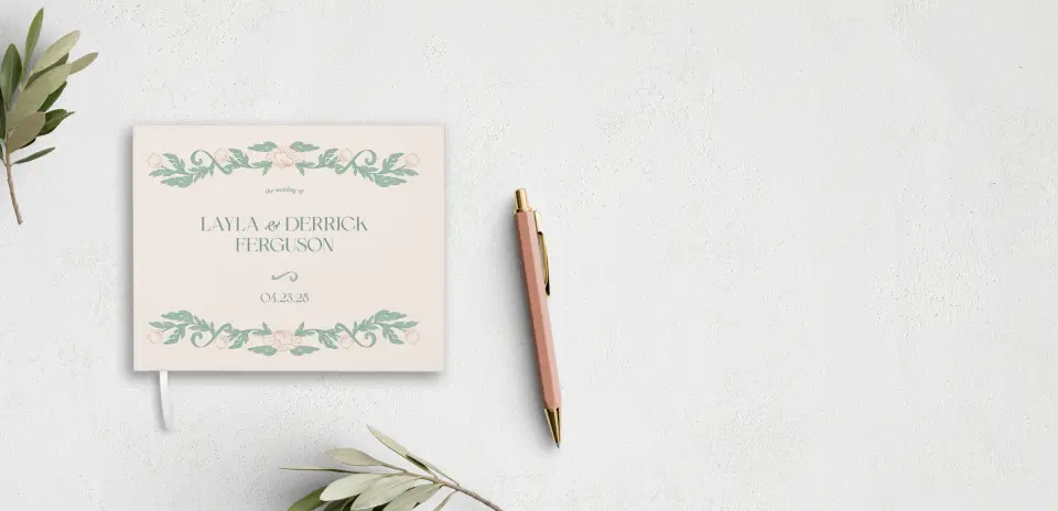 Wedding Program Front