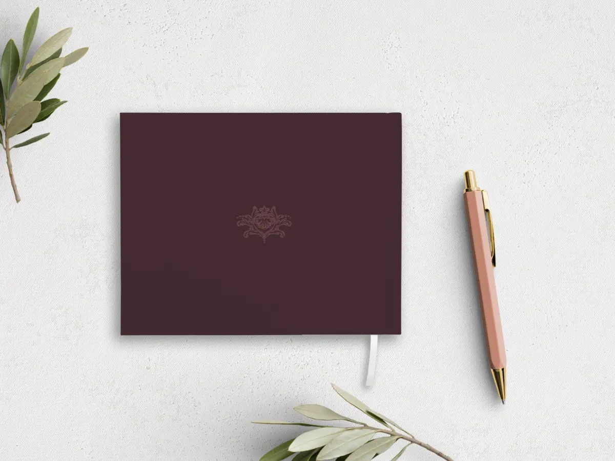Wedding Program Back