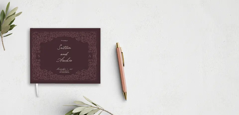 Wedding Program Front