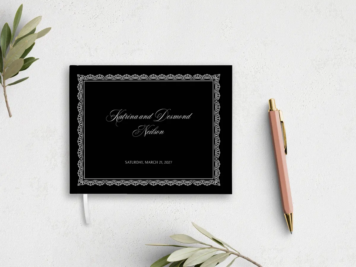 Wedding Program Front