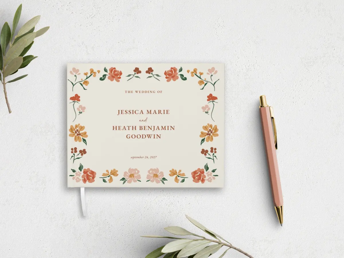 Wedding Program Front