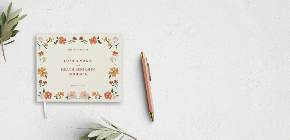 Wedding Program Front