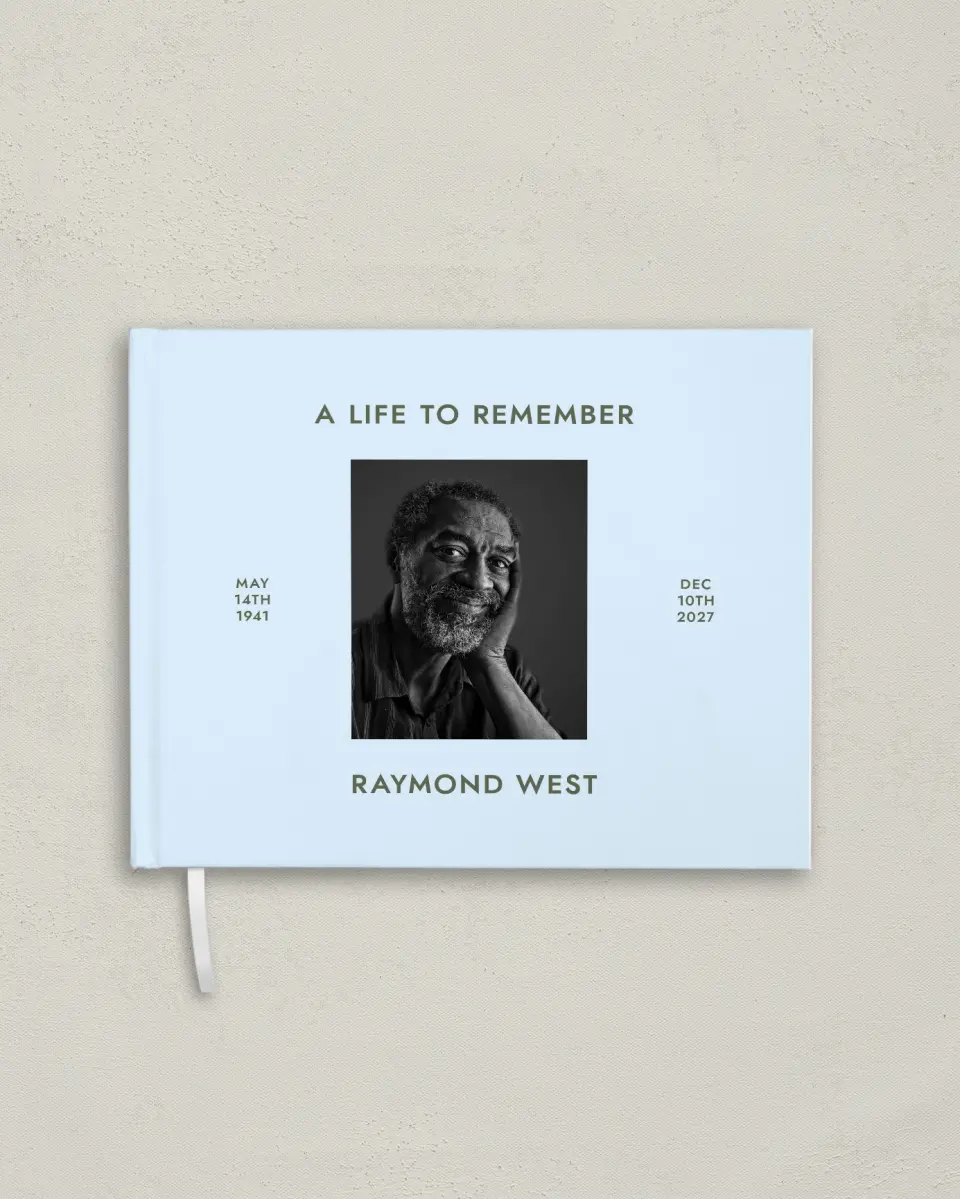 This is a 10½" x 8¼" Memory Book called Typed Memories printed in full color