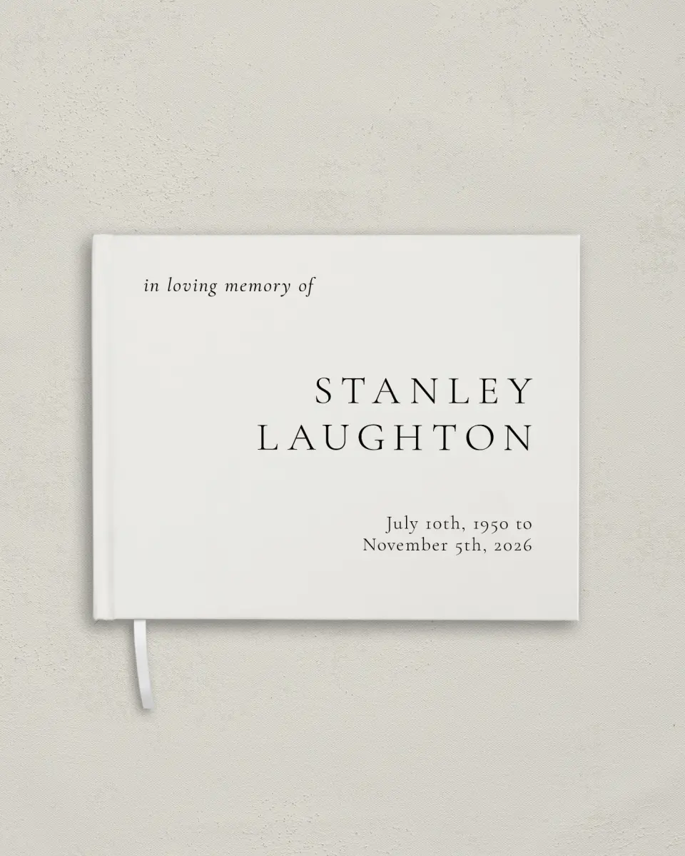This is a 10½" x 8¼" Memory Book called Remembered Well printed in full color