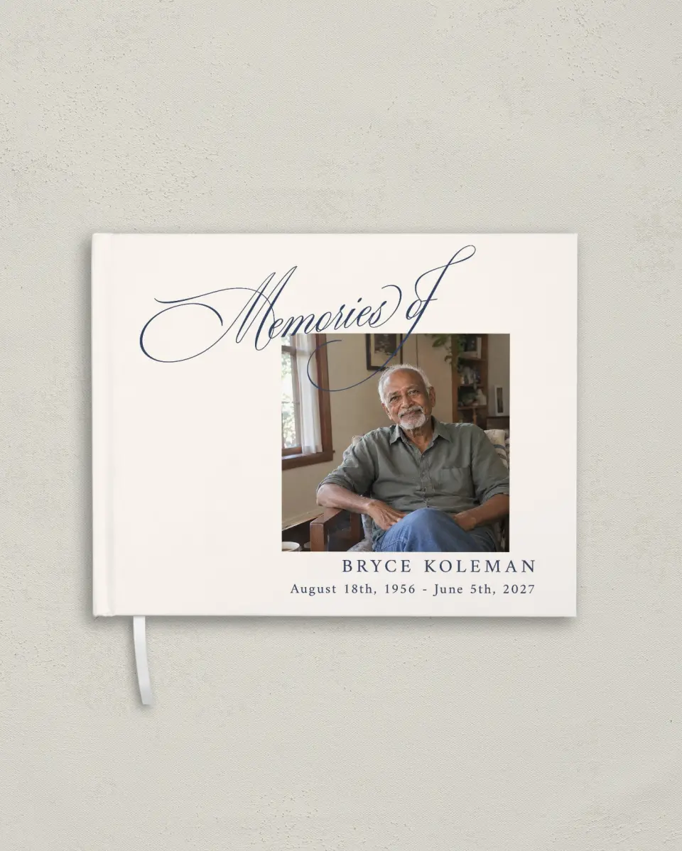 This is a 10½" x 8¼" Memory Book called Forever Loved printed in full color
