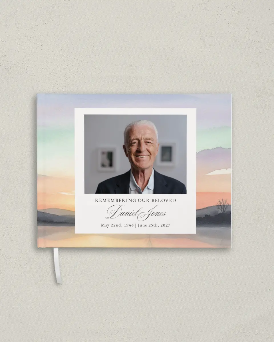 This is a 10½" x 8¼" Memory Book called Our Beloved printed in full color