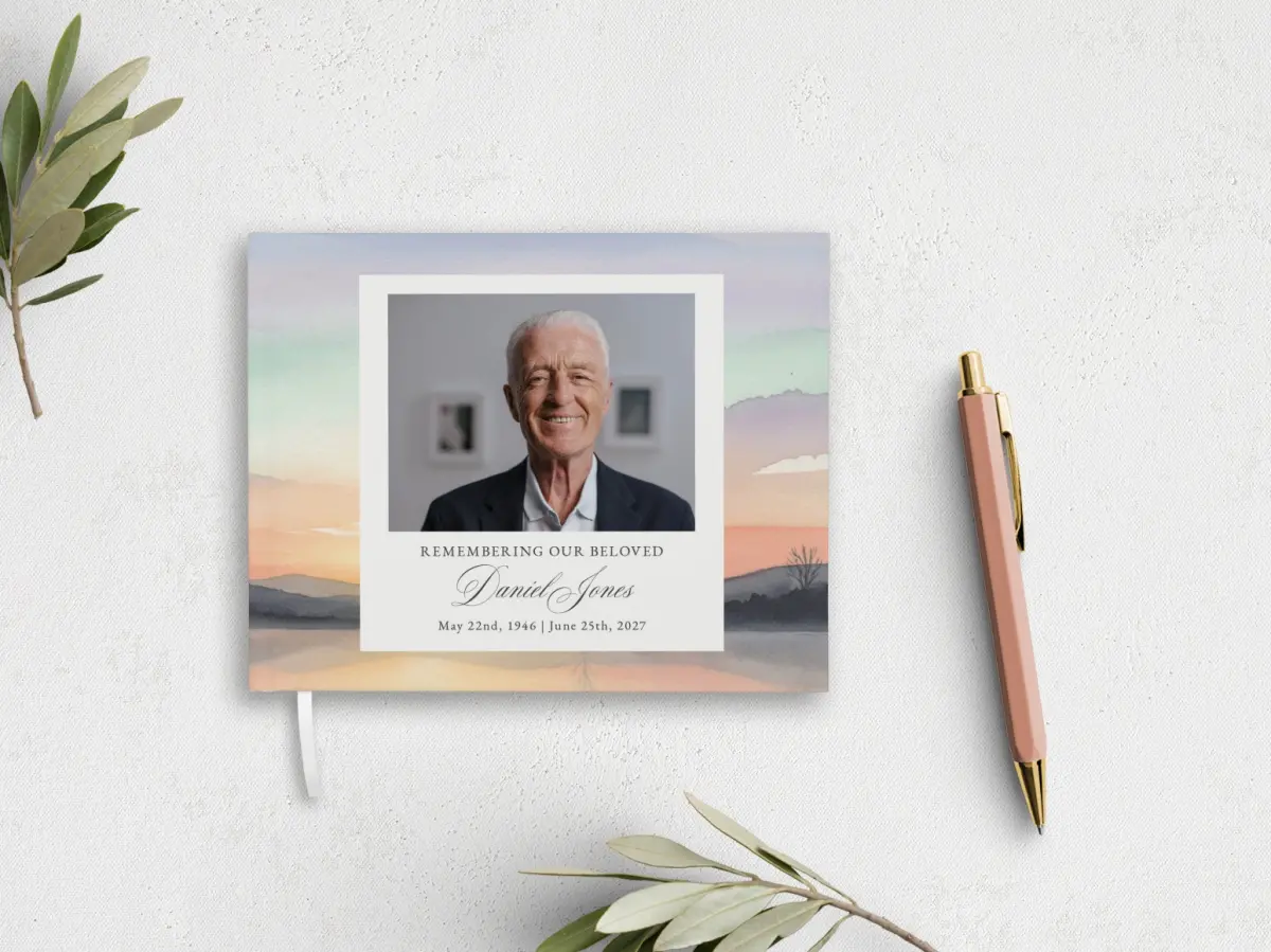Wedding Program Front