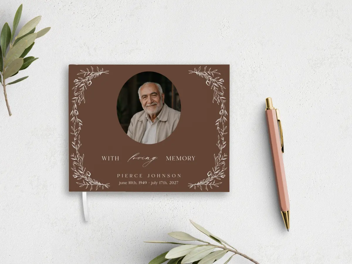 Wedding Program Front