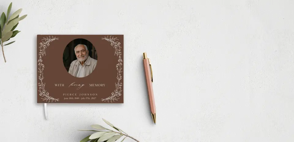 Wedding Program Front