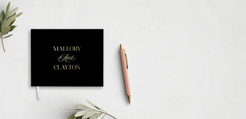 Wedding Program Front