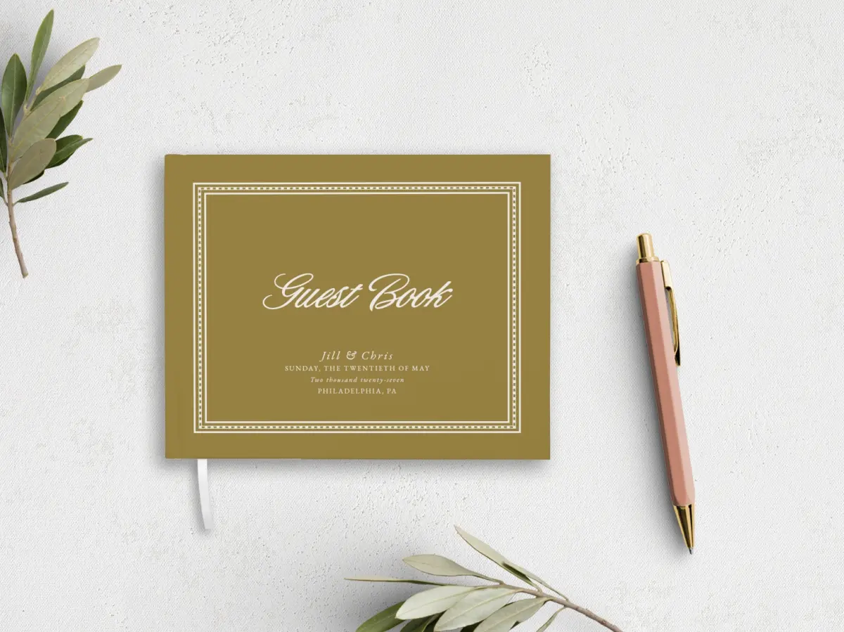 Wedding Program Front