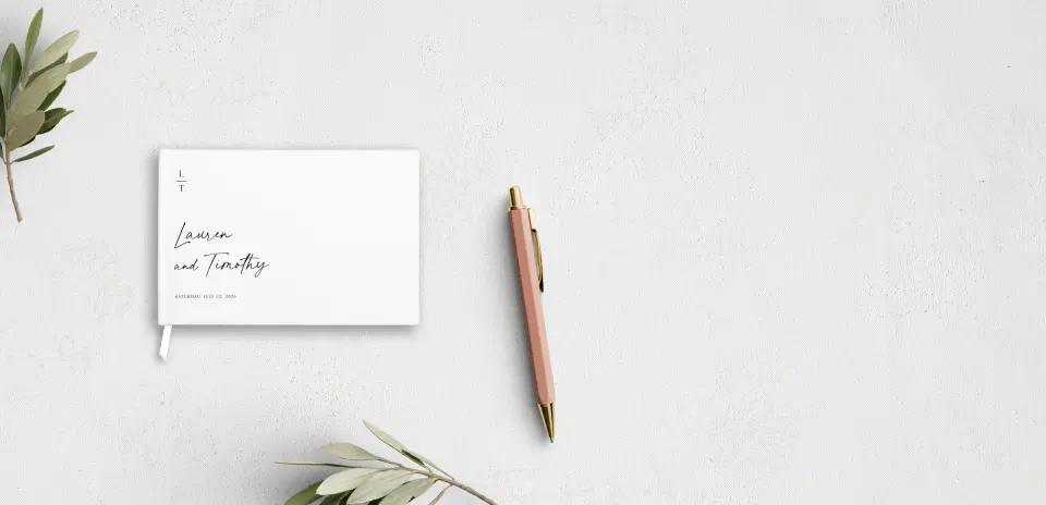 Wedding Program Front