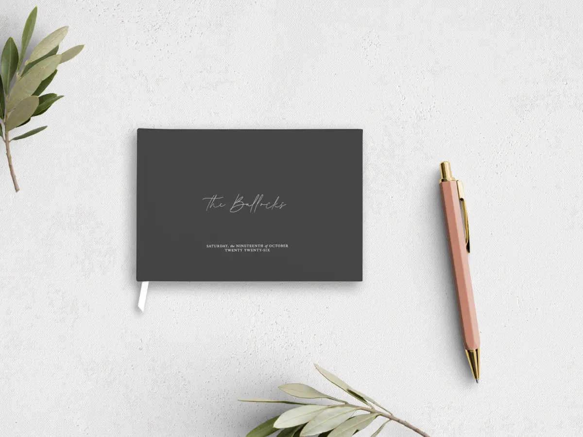 Wedding Program Front