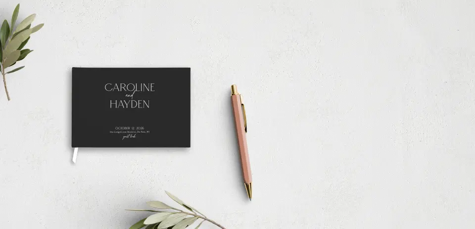 Wedding Program Front