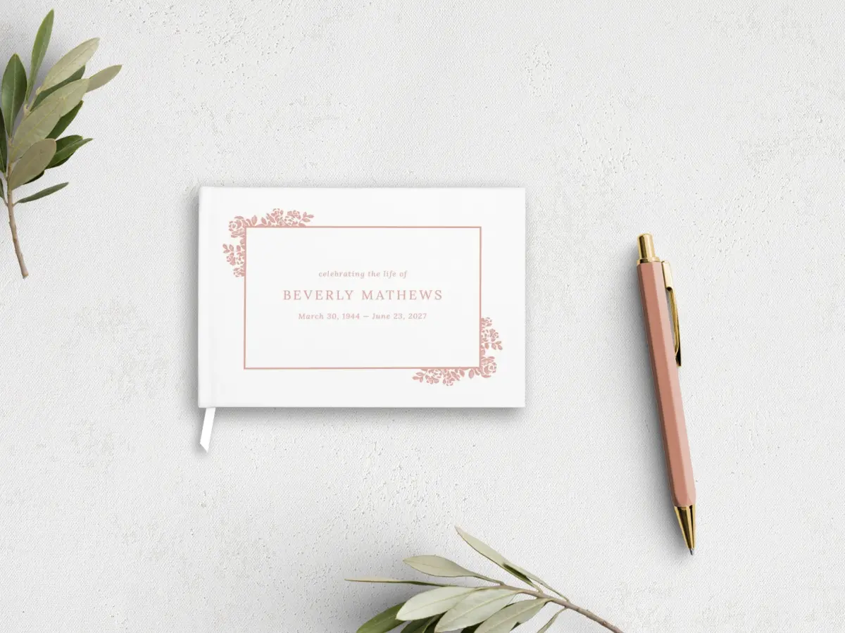 Wedding Program Front