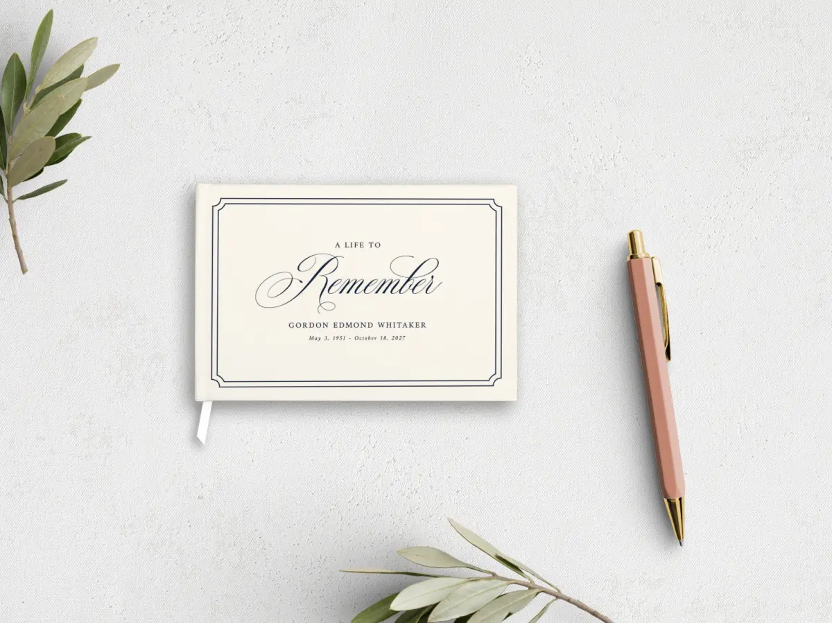 Wedding Program Front