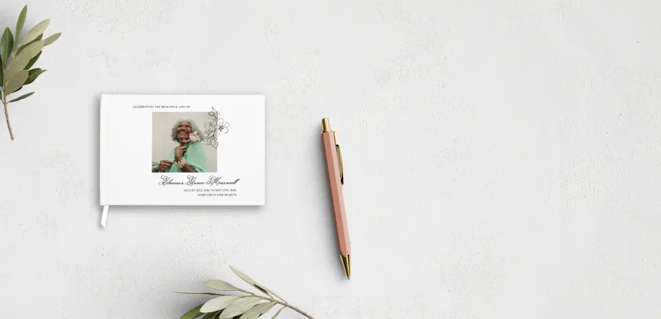 Wedding Program Front