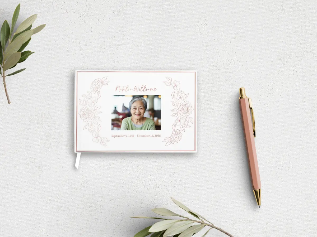 Wedding Program Front