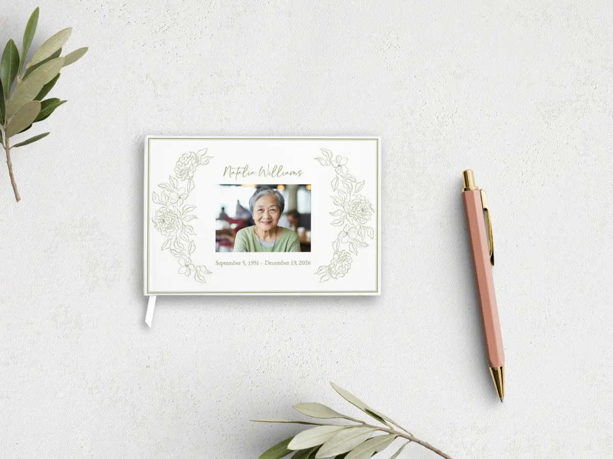Wedding Program Front