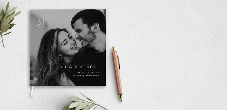 Wedding Program Front