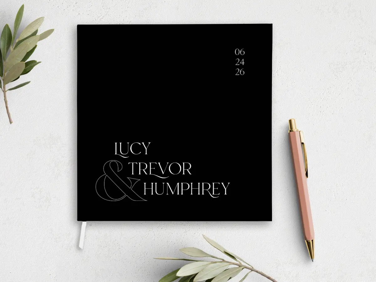 Wedding Program Front