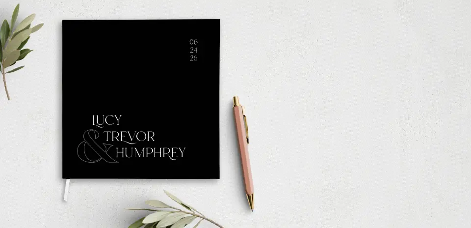 Wedding Program Front