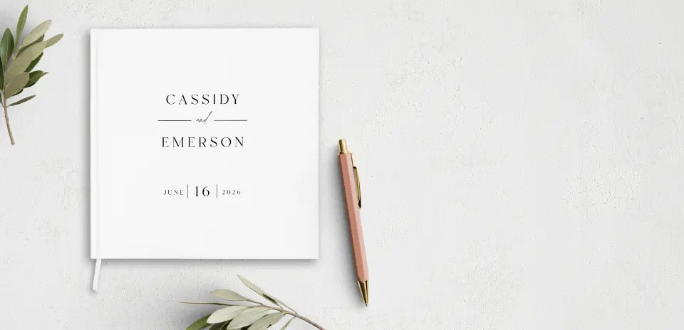 Wedding Program Front