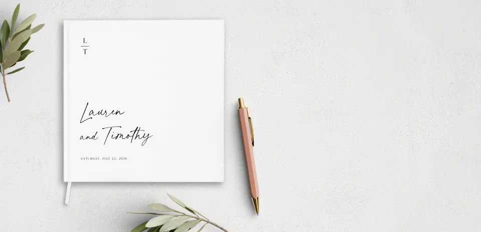 Wedding Program Front