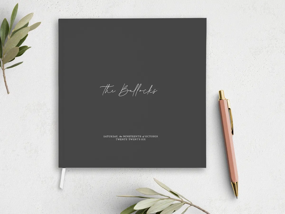 Wedding Program Front