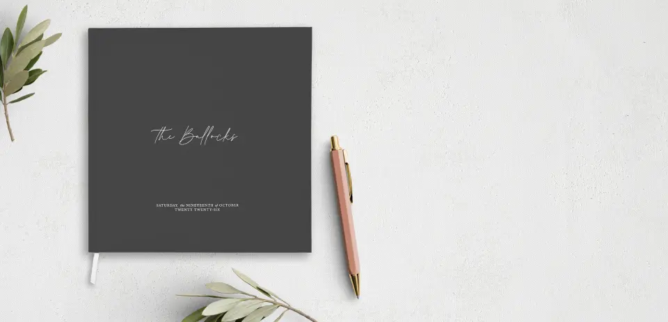 Wedding Program Front